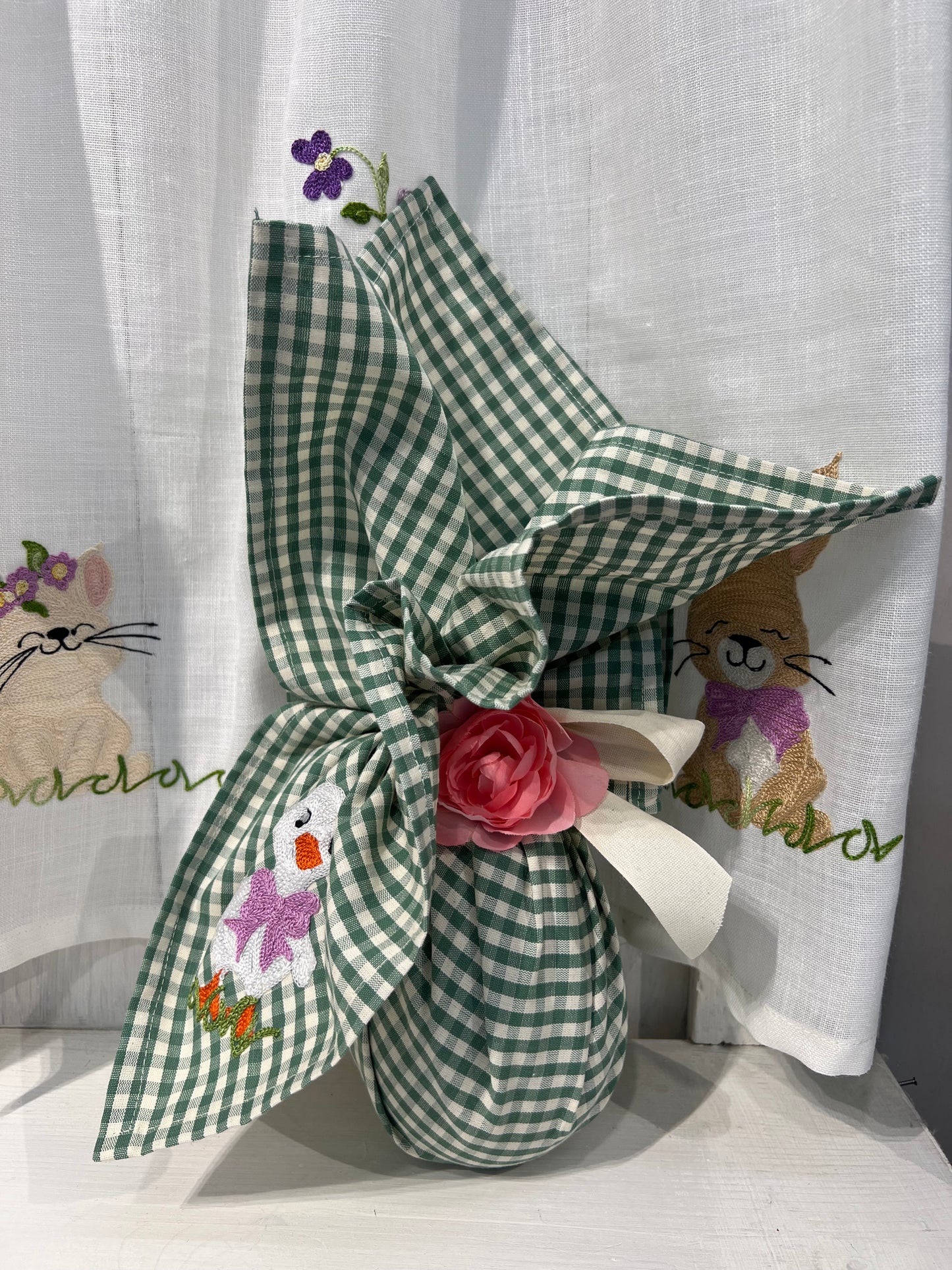 Uovo di Pasqua artigianale per la casa stile country e shabby chic – Edizione limitata - Piacevolmente Country di Rosi Maria Cristina