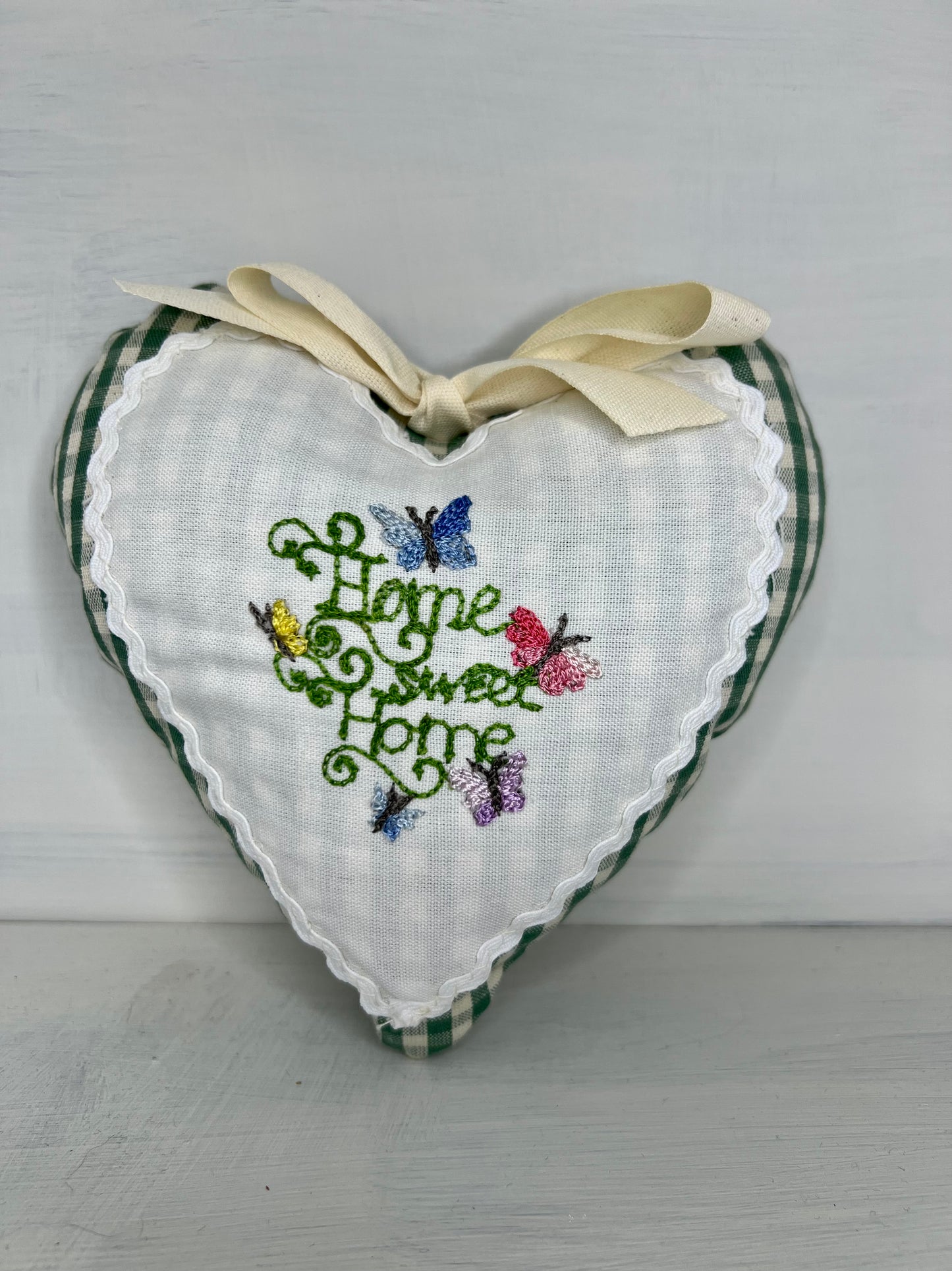 Cuori imbottiti con dedica personalizzabili - Fatti a mano - Pezzo Unico - Piacevolmente Country di Rosi Maria Cristina