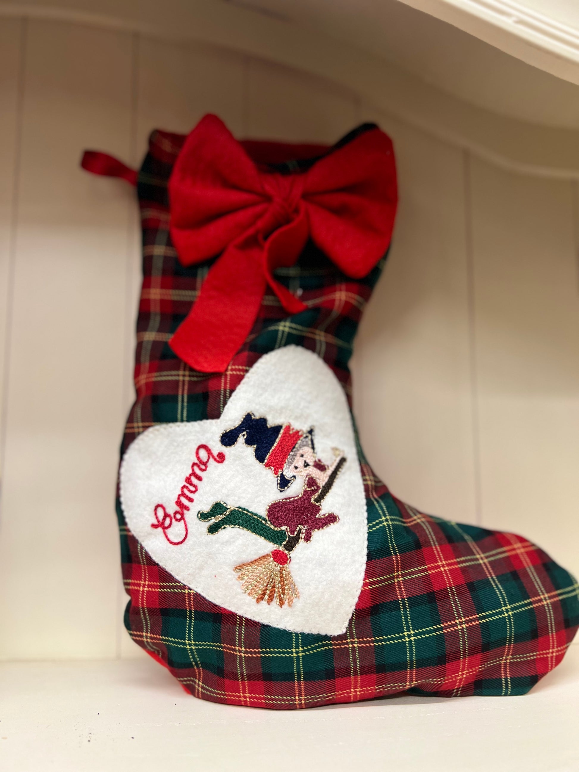 Calza della befana - Personalizzata - Fatto a mano - Piacevolmente Country di Rosi Maria Cristina