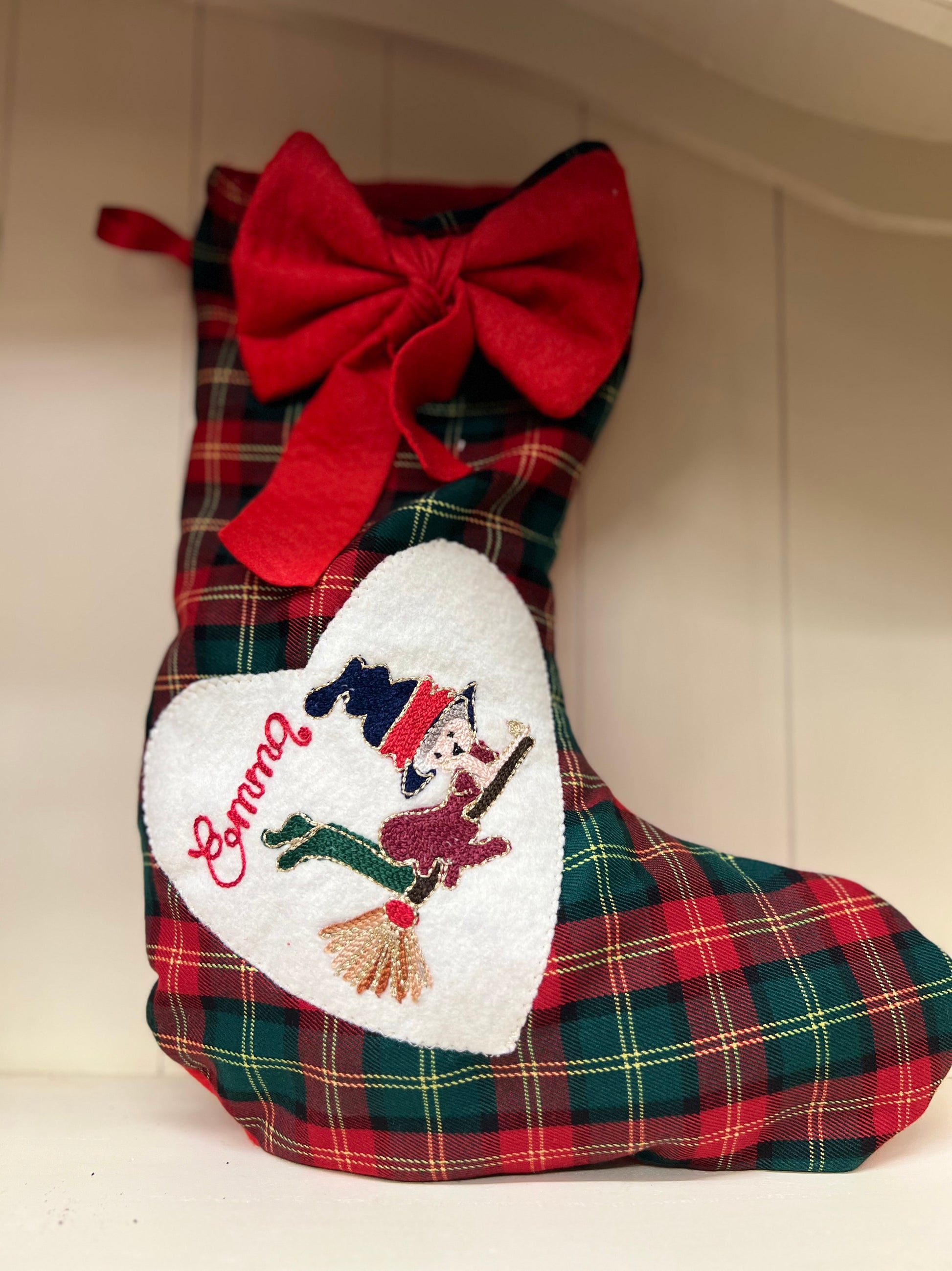 Calza della befana - Personalizzata - Fatto a mano - Piacevolmente Country di Rosi Maria Cristina