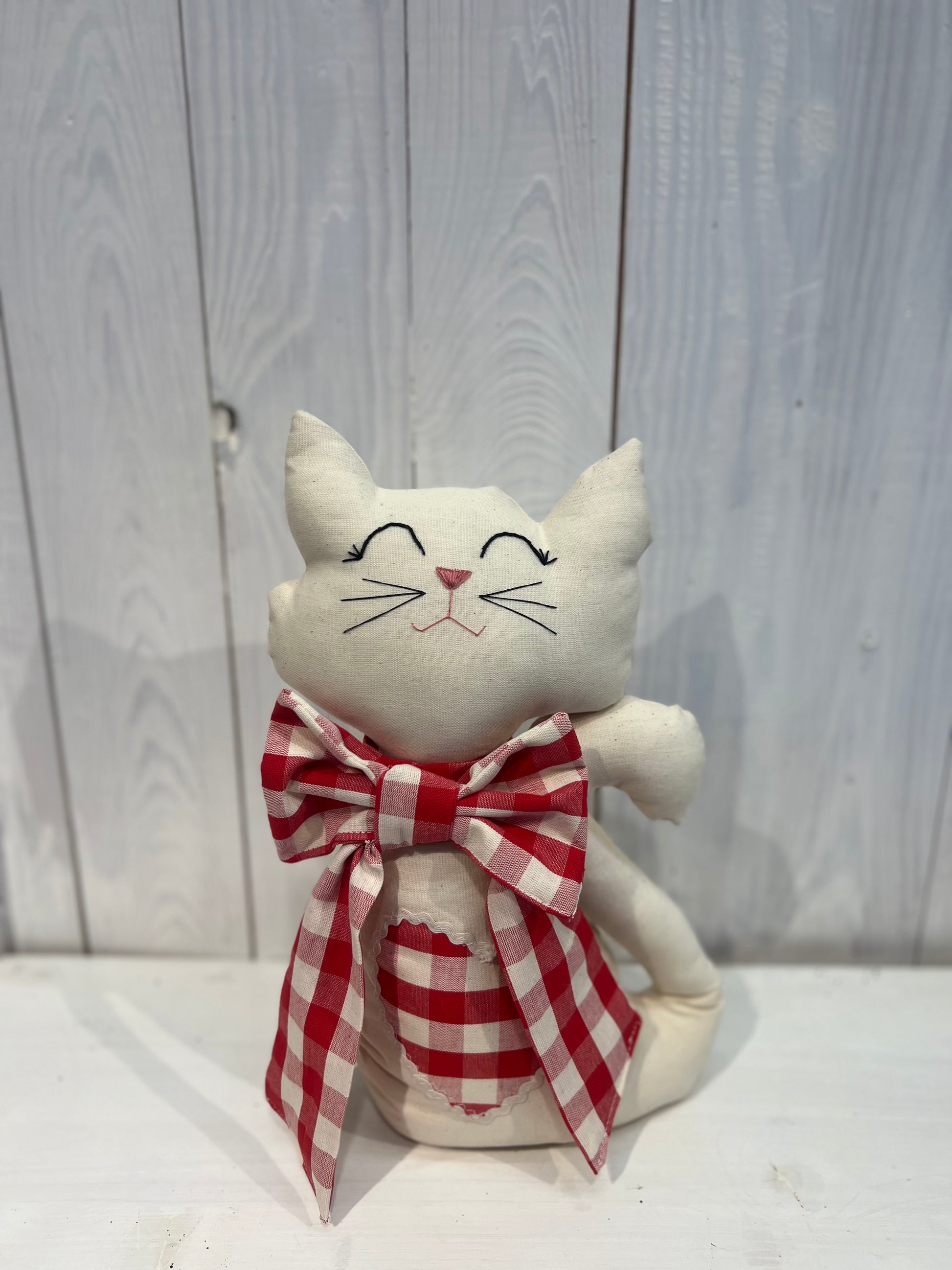 Gatto Fermaporta - Fermaporta - Fermaporta a forma di gatto - Pezzo Unico - Piacevolmente Country di Rosi Maria Cristina