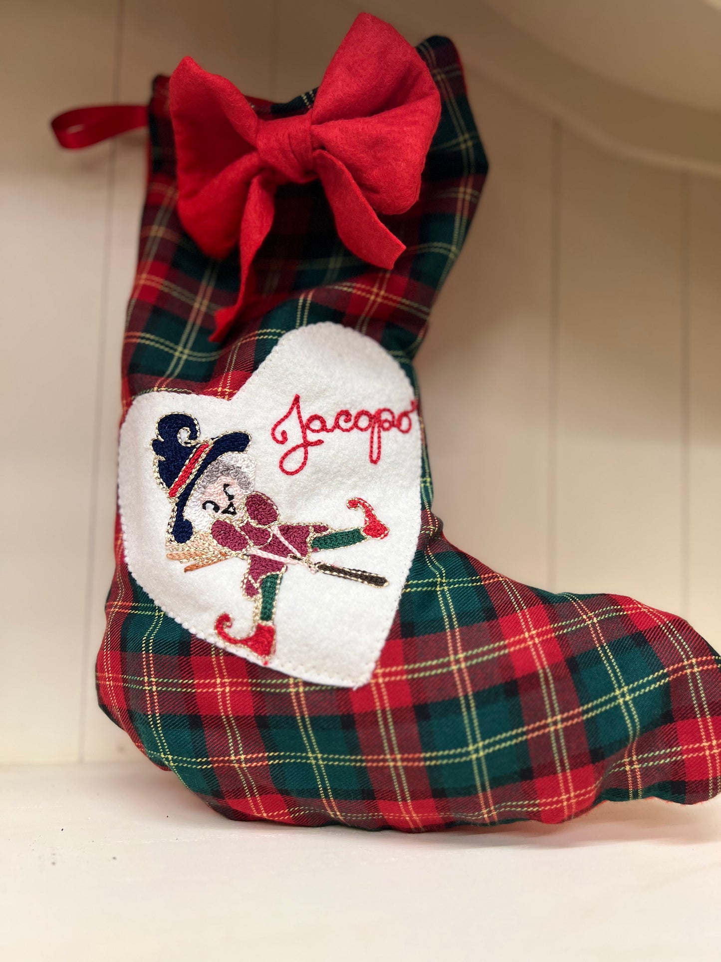 Calza della befana - Personalizzata - Fatto a mano - Piacevolmente Country di Rosi Maria Cristina