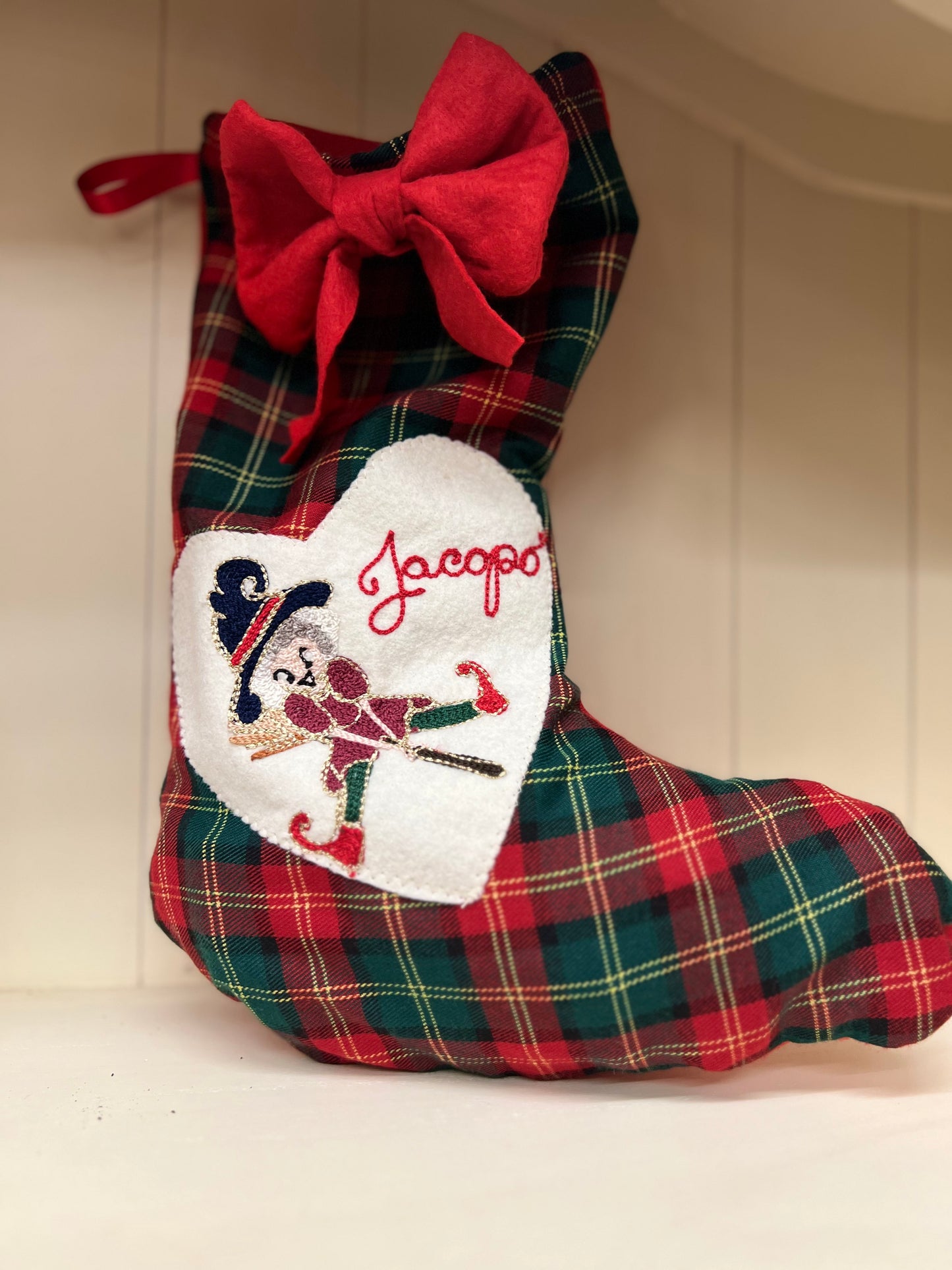 Calza della befana - Personalizzata - Fatto a mano - Piacevolmente Country di Rosi Maria Cristina