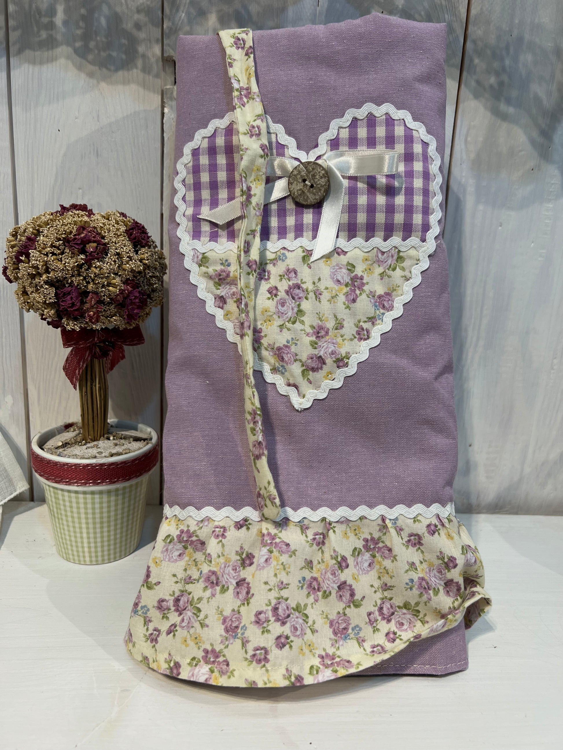 Copriforno con decorazione fatto a mano - Pezzo Unico - Disponibile in diversi colori - Piacevolmente Country di Rosi Maria Cristina