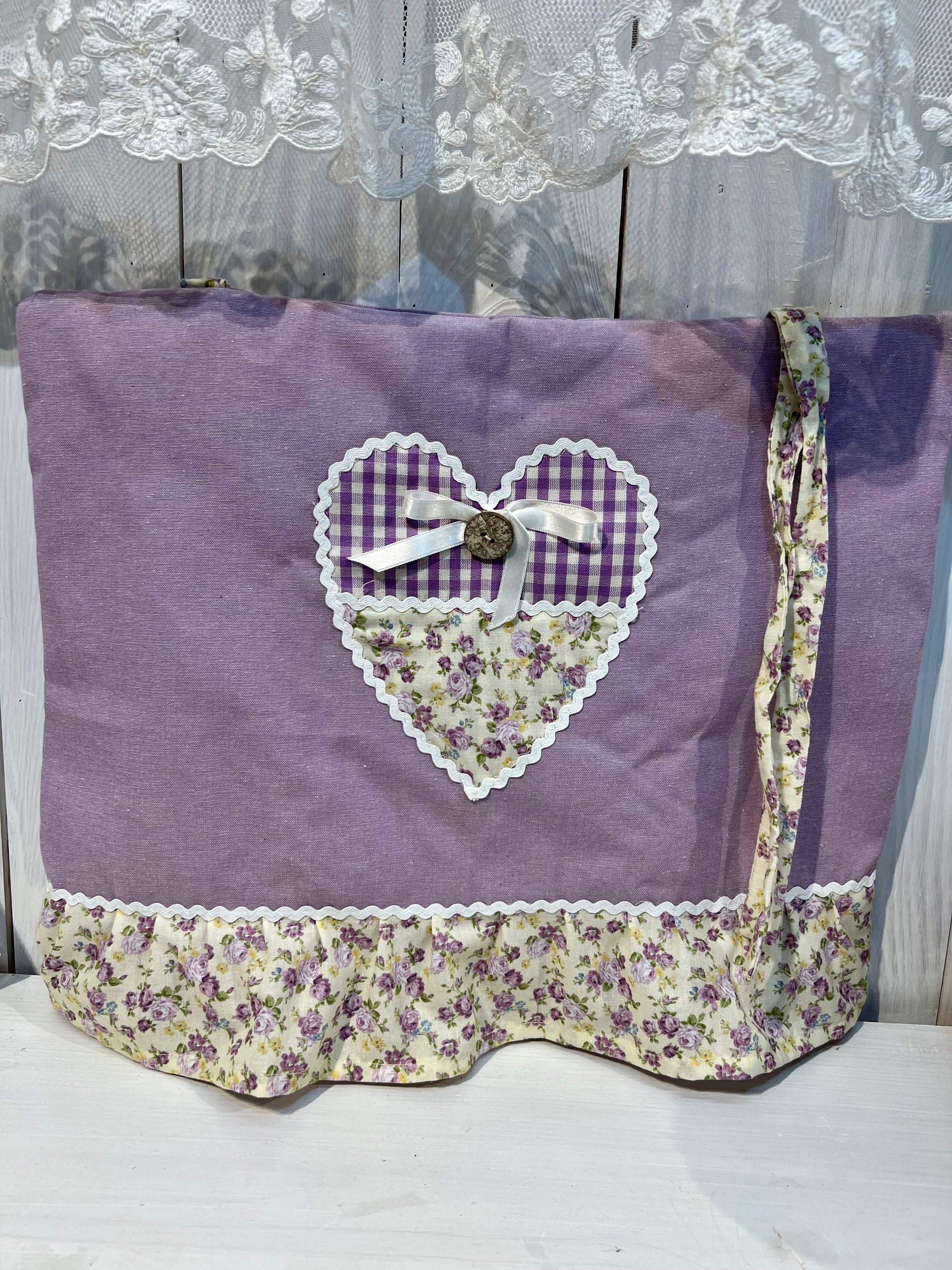Copriforno con decorazione fatto a mano - Pezzo Unico - Disponibile in diversi colori - Piacevolmente Country di Rosi Maria Cristina